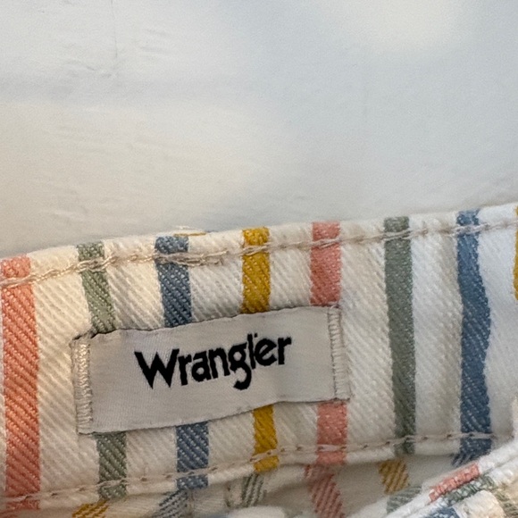 Wrangler Multicolor Striped Jean Shorts - Picture 2 of 10